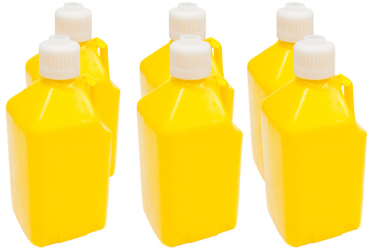 SCRIBNER  Utility Jug - 5-Gallon Yellow - Case 6   SCR2000Y-CASE