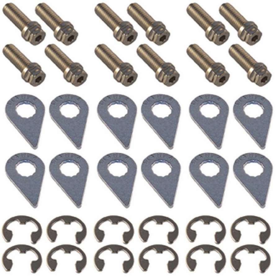 STAGE 8 FASTENERS  Header Bolt Kit - 6pt. 3/8-16 x 1in (12)   SGE8916A