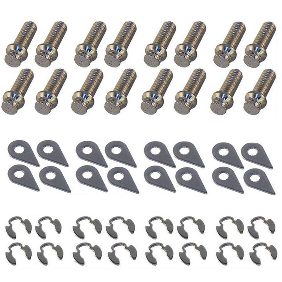 STAGE 8 FASTENERS  Header Bolt Kit - 12pt. 3/8-16 x 1in (16)   SGE8932