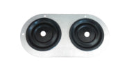 Seals-It Firewall Grommet 2-Hole 5.750in x 3in .375in ID MPN SICGS10032H6