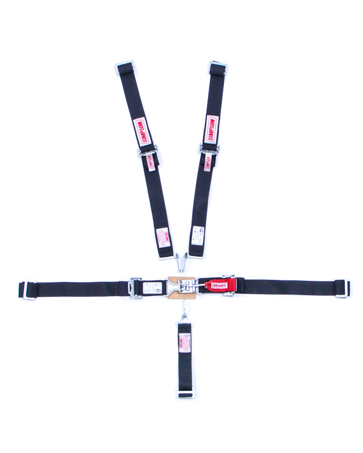 Simpson Safety 5-pt Harness System Jr Wrap Around BK MPN SIM29025BK