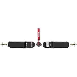 Simpson Safety Lap Belt Camlock 62in BK Floor Mnt MPN SIM32000BK