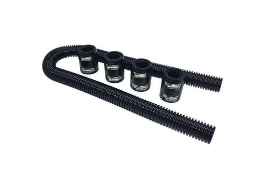 SPECIALTY PRODUCTS COMPANY  Radiator Hose Kit  48in w/Aluminum Caps Black   SPC6454