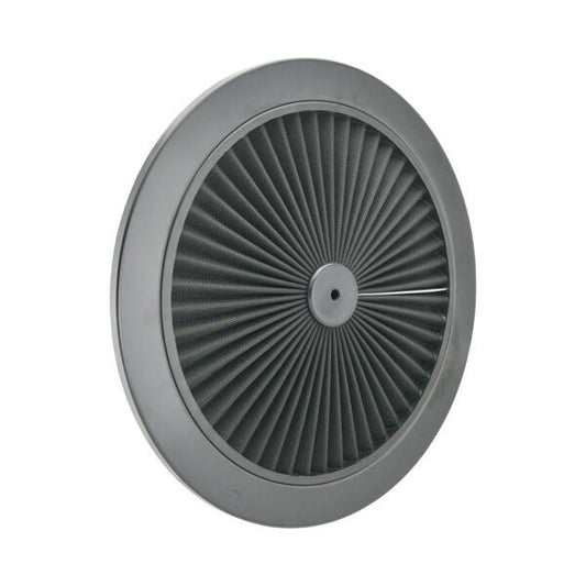 SPECIALTY PRODUCTS COMPANY  Air Cleaner Top 14in Flow-Thru Black Filter   SPC7110ABK