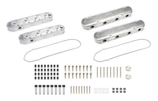 Specialty Products Company Valve Covers GM LS 2-Piece Tall Finned Alum MPN SPC8536 For GM LS-Series