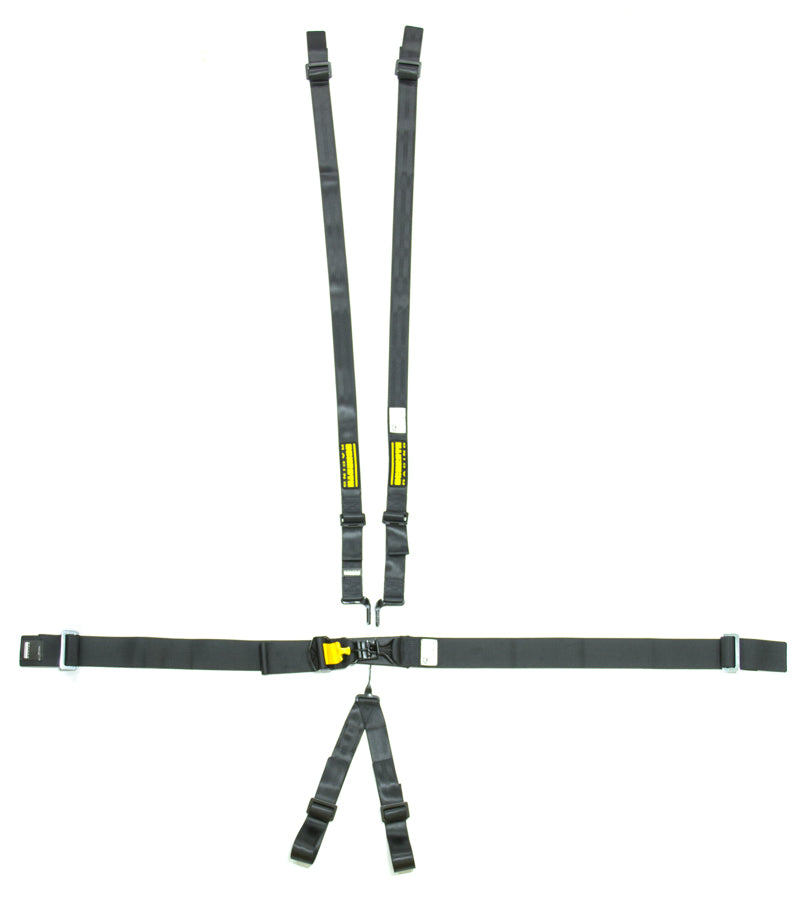 Schroth Racing 6pt Harness System SFI LatchLink Black HANS MPN SRBSR76560H
