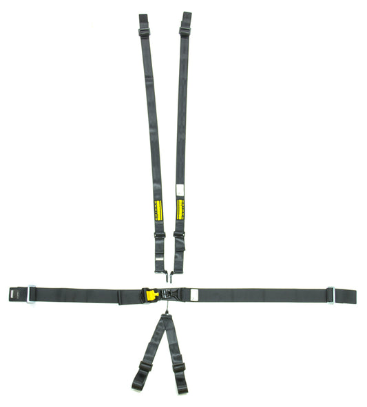 Schroth Racing 6pt Harness System SFI LatchLink Black HANS MPN SRBSR76560H
