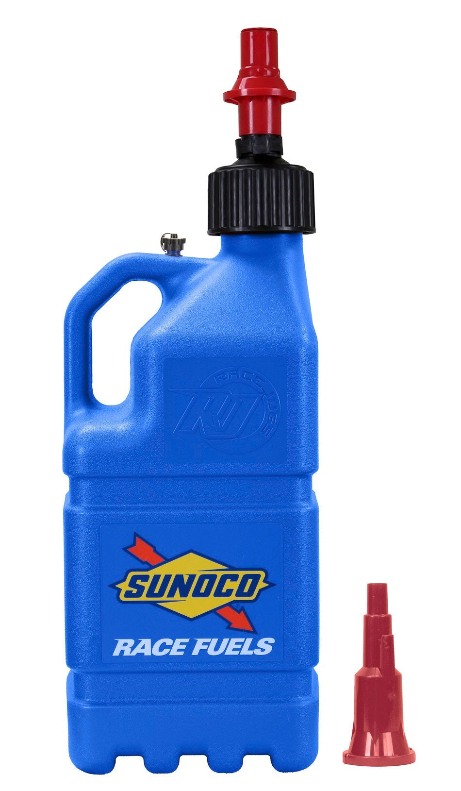 SUNOCO RACE JUGS  Blue Sunoco Race Jug w/ Fastflo Lid & Vehicle   SRJR7500BL-FF