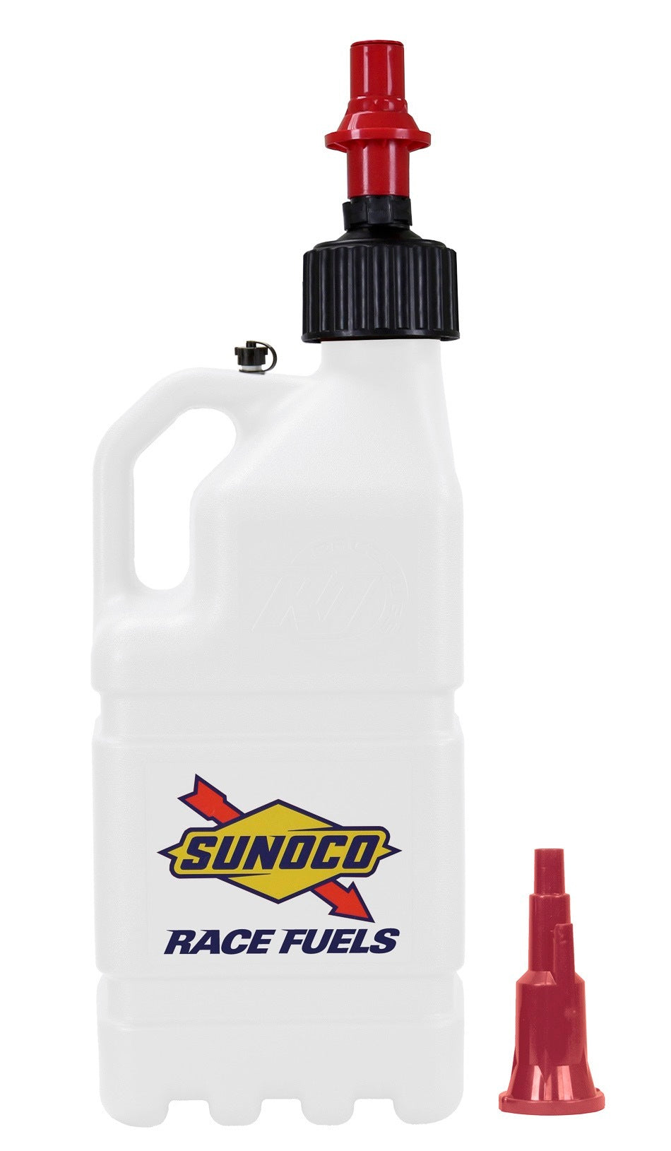 SUNOCO RACE JUGS  White Sunoco Race Jug w/ Fastflo Lid & Vehicle   SRJR7500WH-FF