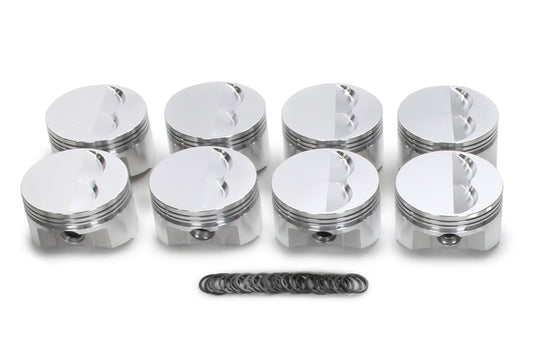 SPORTSMAN RACING PRODUCTS  SBC Flat Top Piston Set 4.155 Bore -5cc  SRP138097