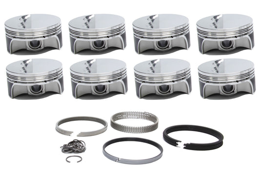 Sportsman Racing Products SBC Flat Top Pro-Series Piston & Ring Set 4.040 MPN SRP279480 For Chevy