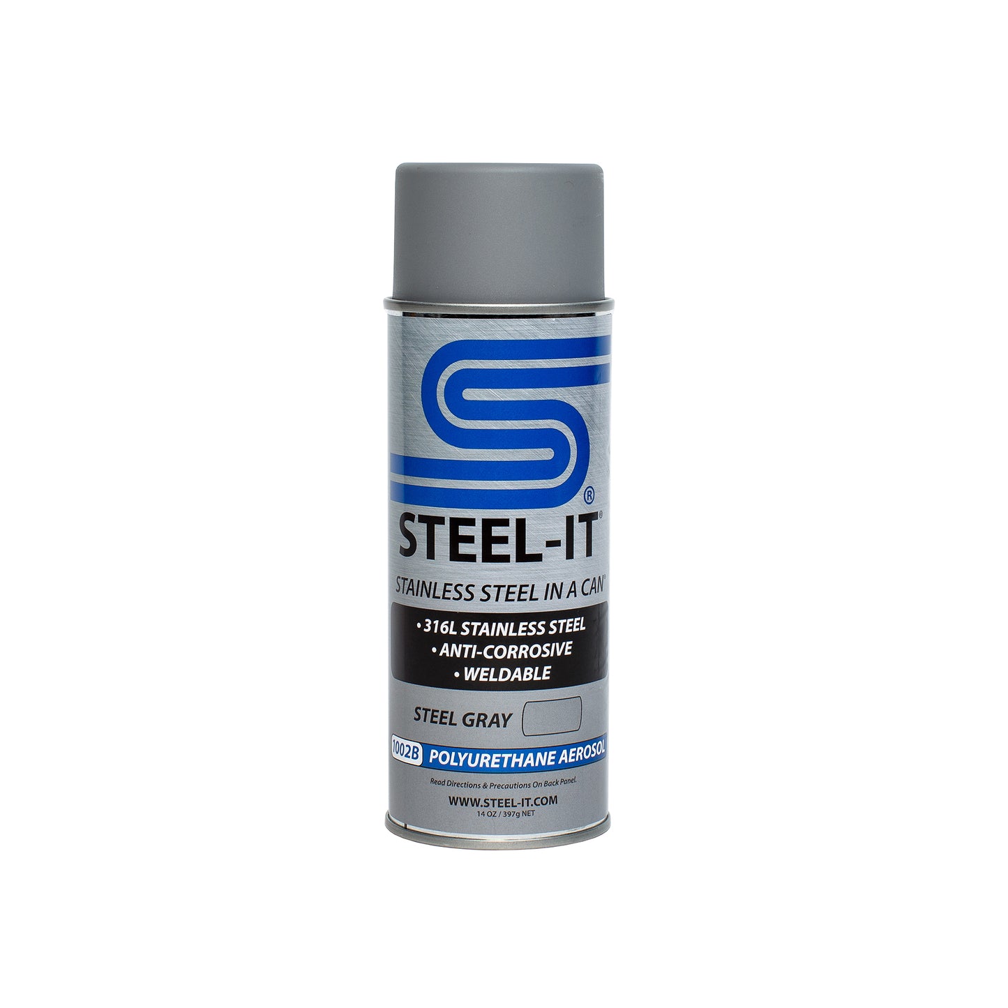 Steel-It Steel Gray Polyurethane 14oz Can MPN STL1002B