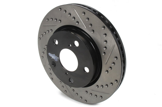 STOPTECH  Sport Cryo Drilled/Slott ed Brake Rotor; Front Le  STP127.44147CL