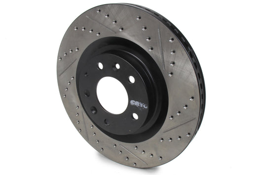 STOPTECH  Sport Cryo Drilled/Slott ed Brake Rotor; Front Le  STP127.45080CL