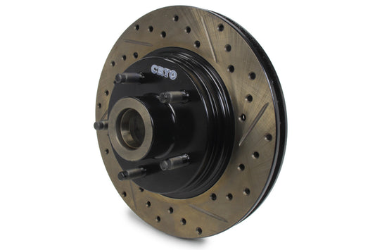 STOPTECH  Sport Cryo Drilled/Slott ed Brake Rotor; Front Le  STP127.61018CL