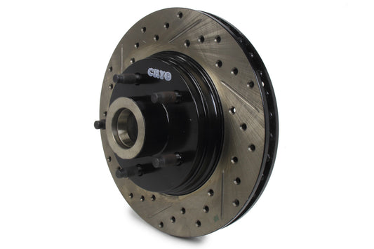STOPTECH  Sport Cryo Drilled/Slott ed Brake Rotor; Front Ri  STP127.61018CR