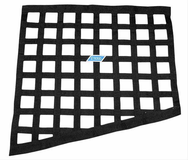 STROUD SAFETY  Window Net Black Angled 24in x 18in SFI 27.1  STR501-01