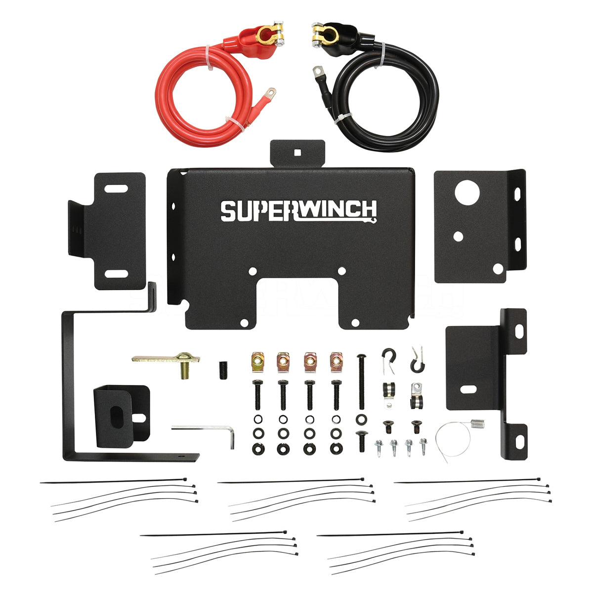 SUPERWINCH  Jeep Wrangler JL Auxili ary Batter Mount Black  SUP2593