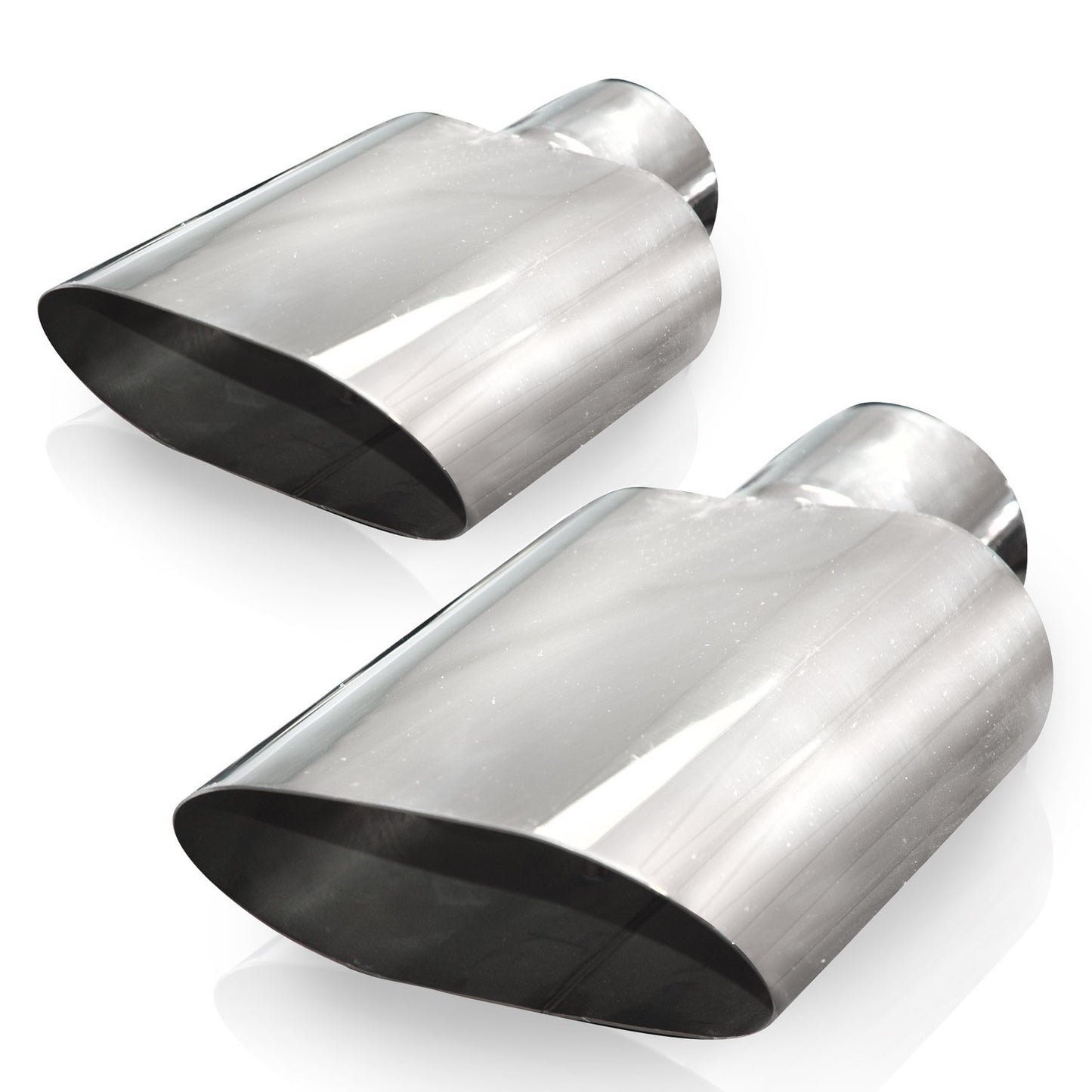 STAINLESS WORKS  Big Oval Exhaust Tips 3in Inlet  SWO781300