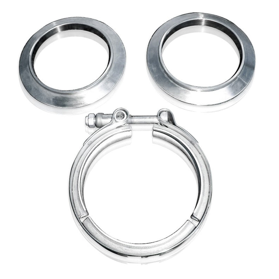 STAINLESS WORKS  V-band kit  3in Kit Includes Clamp & Flanges   SWOVBC3