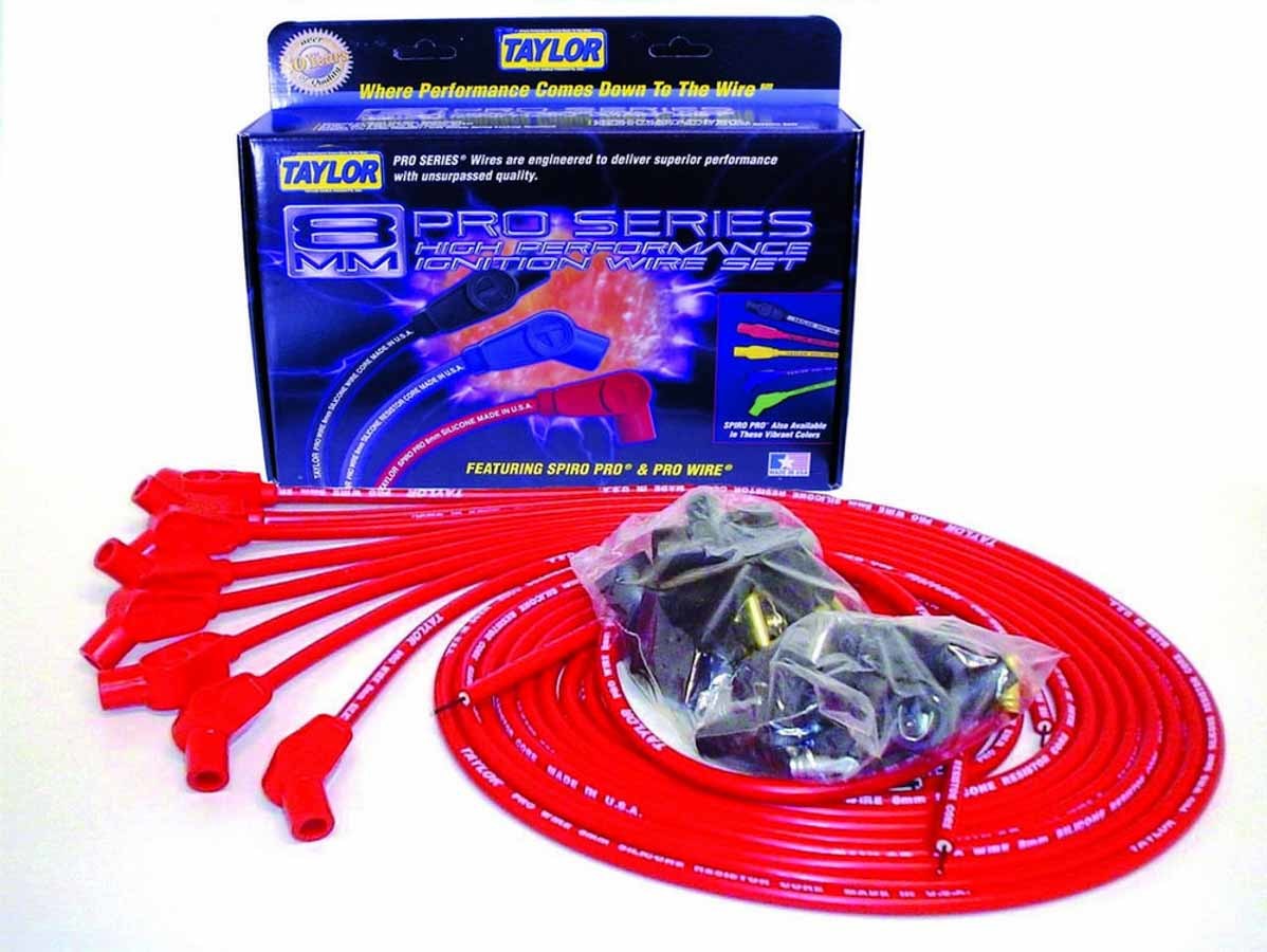 TAYLOR/VERTEX  8mm Red Pro Wire 135 Deg    TAY70253