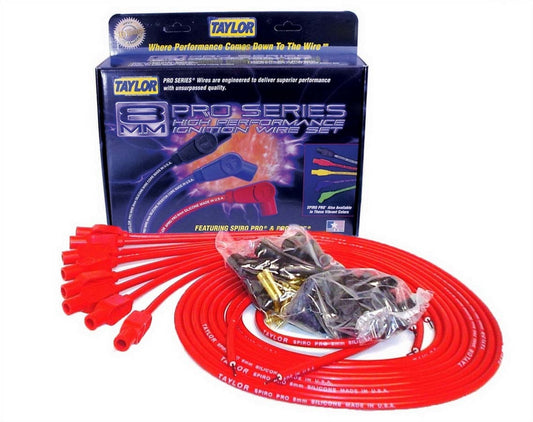 TAYLOR/VERTEX  8mm Red Spiro-Pro Wires    TAY73255