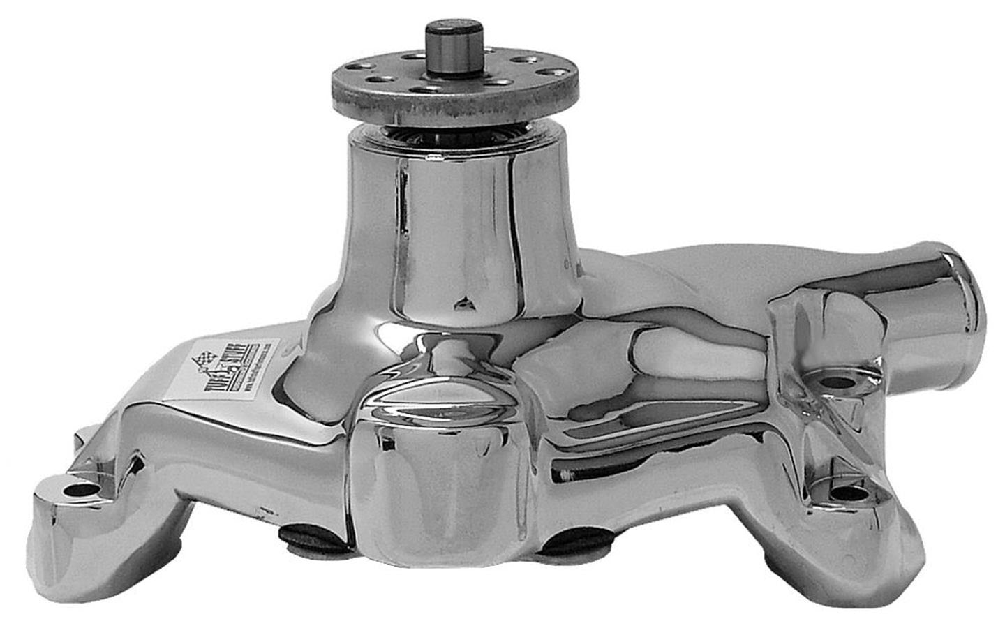 Tuff-Stuff  SBC Alum. Short Water Pump Chrome 5/8in Shaft   TFS1394NA