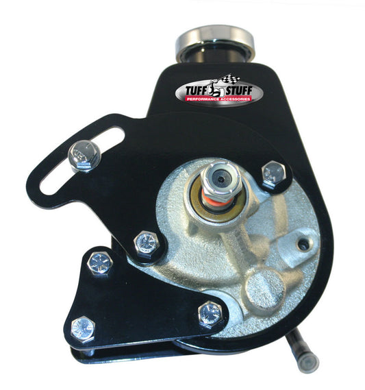 TUFF-STUFF  SBC Power Steering Brckt LWP Black   TFS6508B