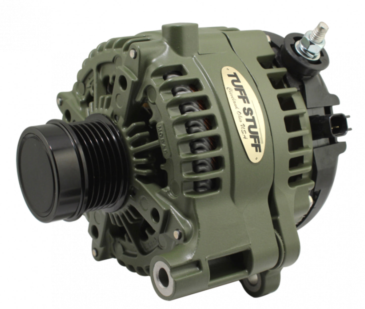 Tuff-Stuff  240Amp Alternator 18- Jeep Army Green   TFS7517G