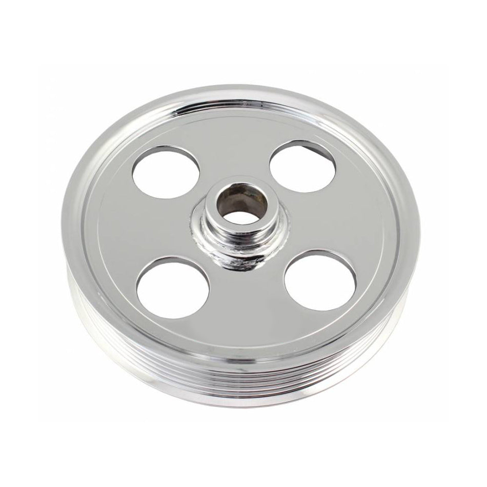 Tuff-Stuff  Type II Power Steering Pulley 6 Groove Chrome   TFS8489A