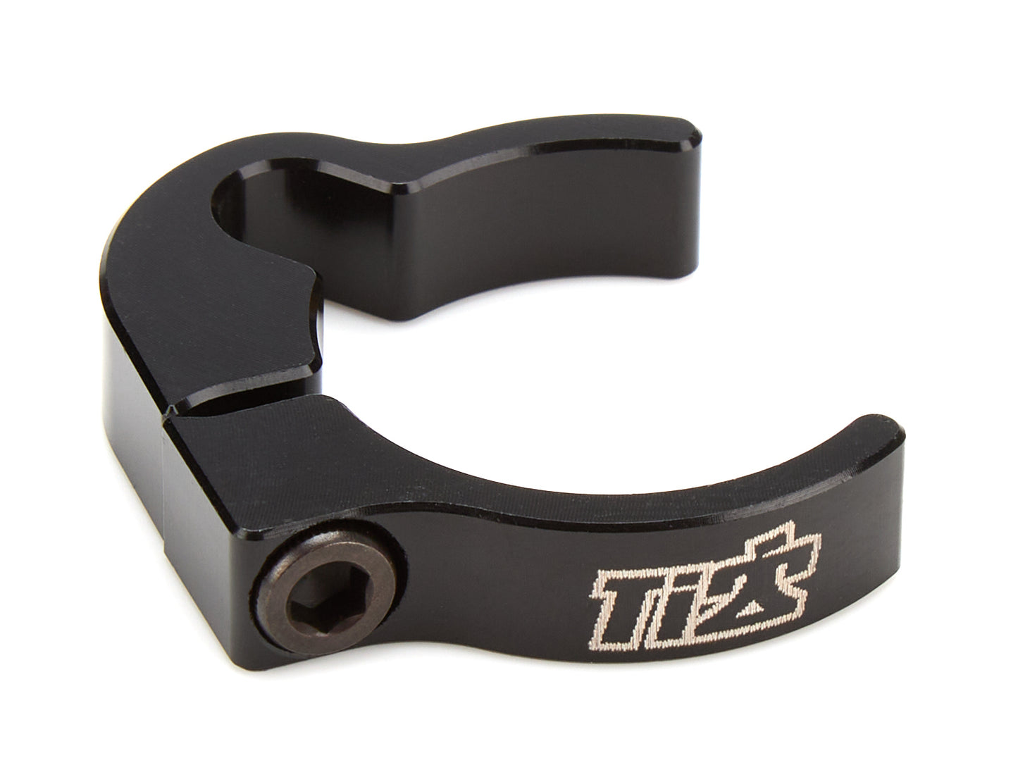 Ti22 PERFORMANCE  Brake Line Clamp 1.25in Aluminum Black   TIP4530