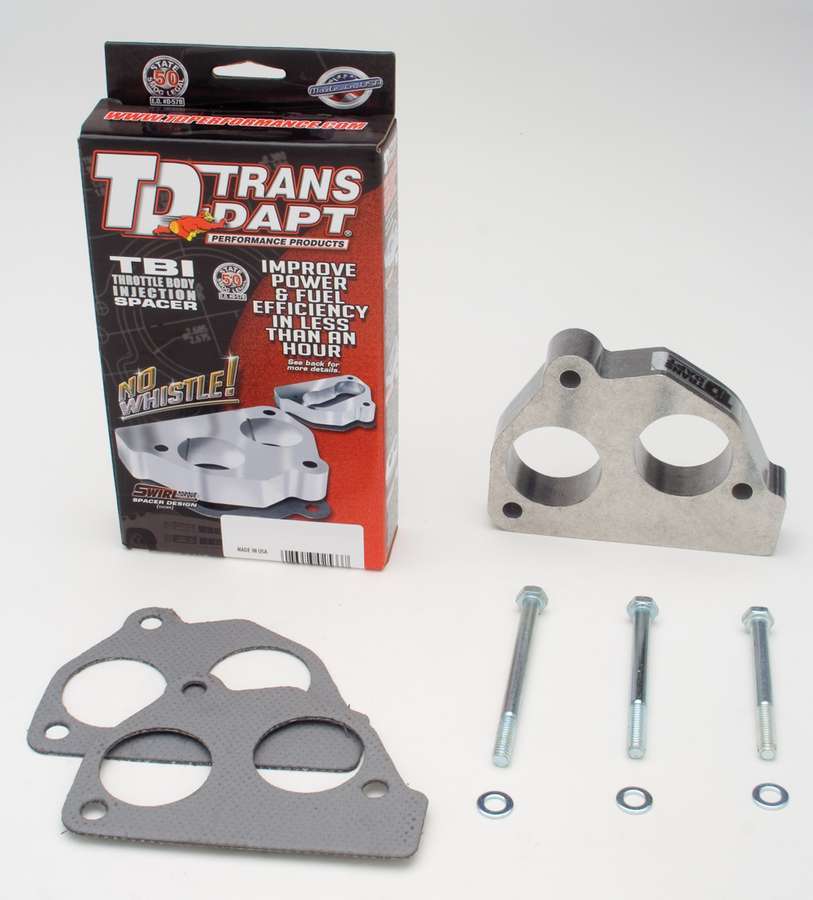 Trans-Dapt 86-92 SBC Ported Throttle Body Spacer MPN TRA2733 For GM Fullsize, Fullsize SUV, Truck, V6, Pacer 1986-91