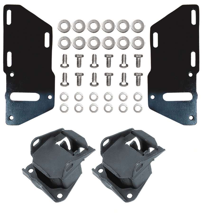 Trans-Dapt 82-97 S-10 2wd 4.3L To SBC Motor Mounts MPN TRA4671 For Chevy, GM Truck, TH350