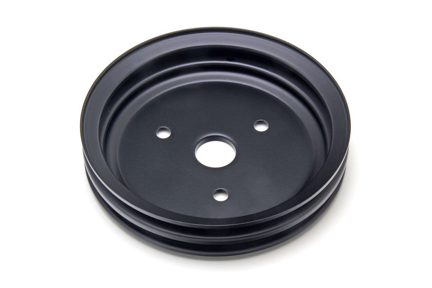 TRANS-DAPT  SBC SWP Crankshaft Pulley 2 Groove Black   TRA8603