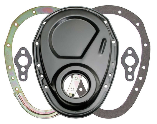 TRANS-DAPT  SBC Black 2pc Timing Cover   TRA8638