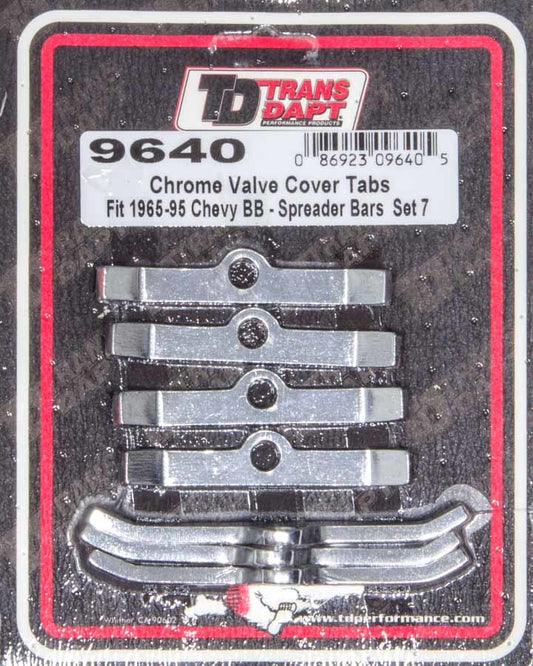 TRANS-DAPT  Bb Chevy V.C. Tabs (7)    TRA9640