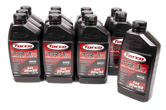 TORCO  TR-1 Racing Oil 20w50 Case/12-1 Liter   TRCA142050C