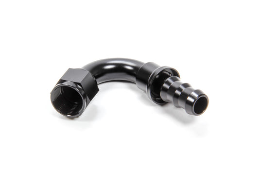 Triple X Race Components #10 120 Degree Hose End Push Lock MPN TXRHF-12010-BLK