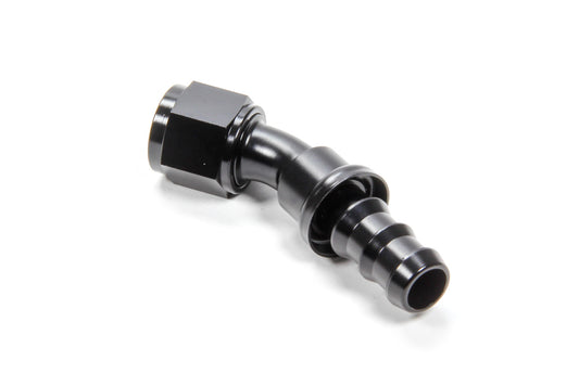 TRIPLE X RACE COMPONENTS  #10 30 Degree Hose End Push Lock  TXRHF-13010-BLK