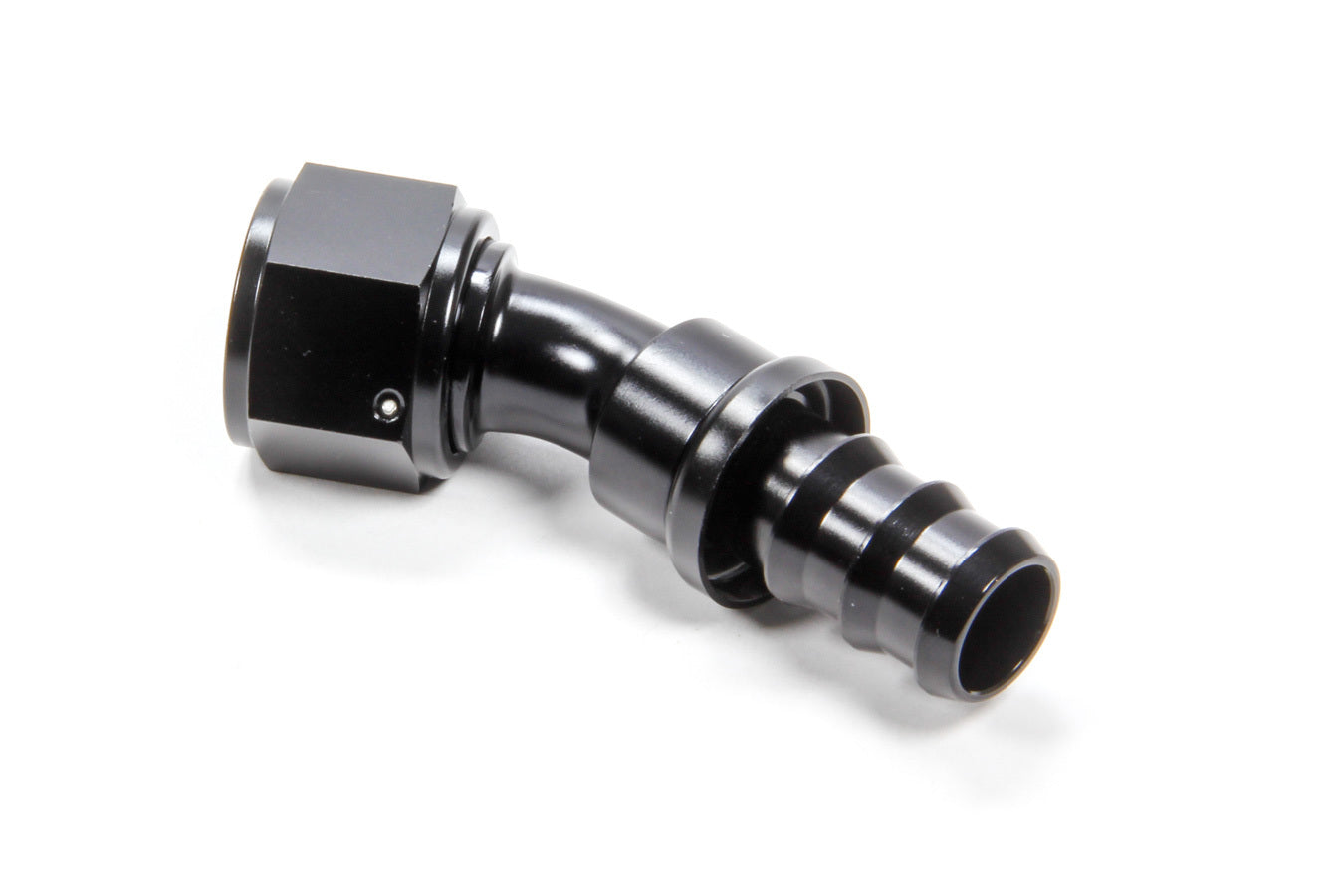 Triple X Race Components #12 30 Degree Hose End Push Lock MPN TXRHF-13012-BLK