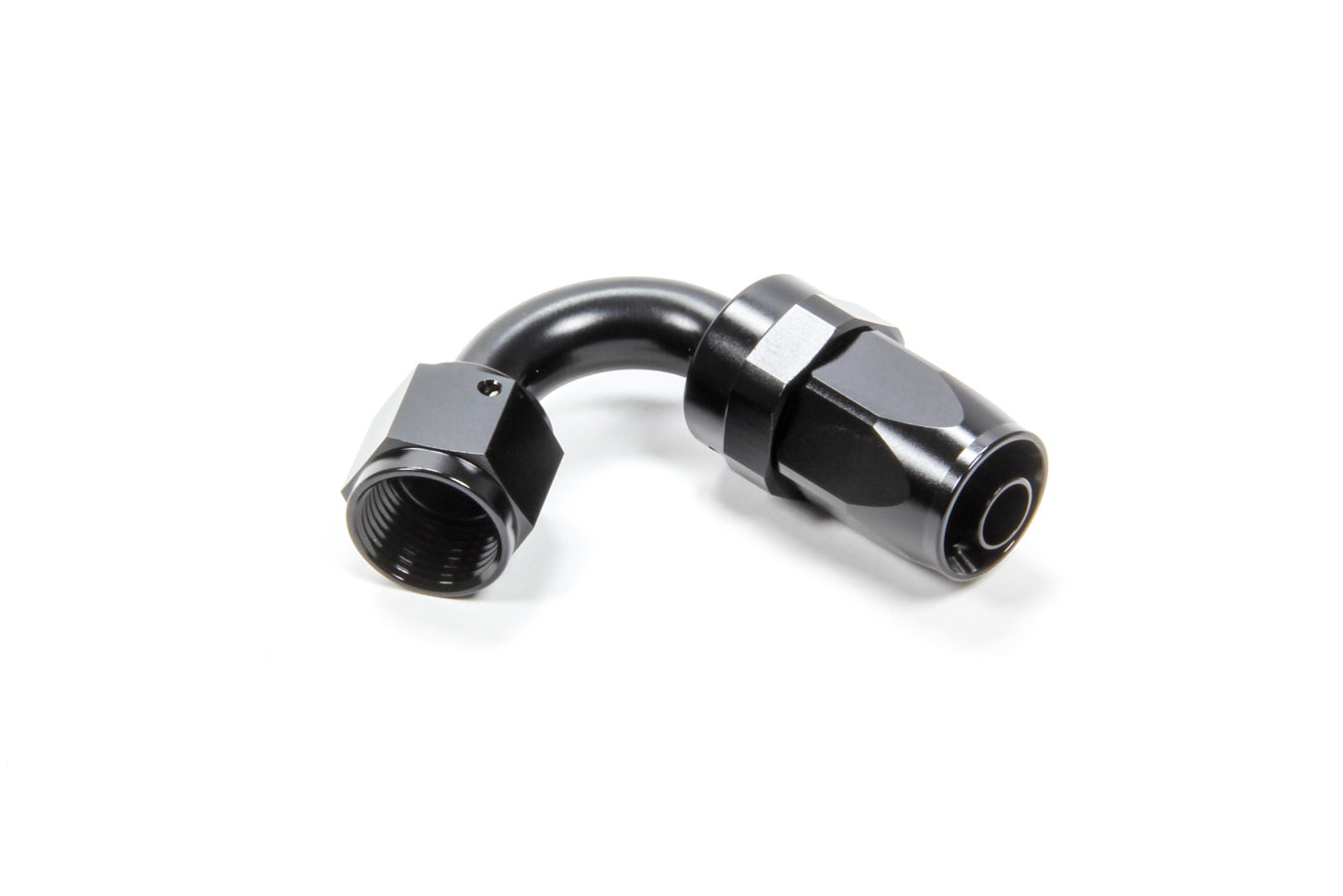 TRIPLE X RACE COMPONENTS  #8 120 Degree Swivel Hose End  TXRHF-22008-BLK