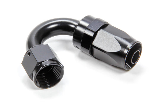 TRIPLE X RACE COMPONENTS  #8 150 Degree Swivel Hose End  TXRHF-25008-BLK