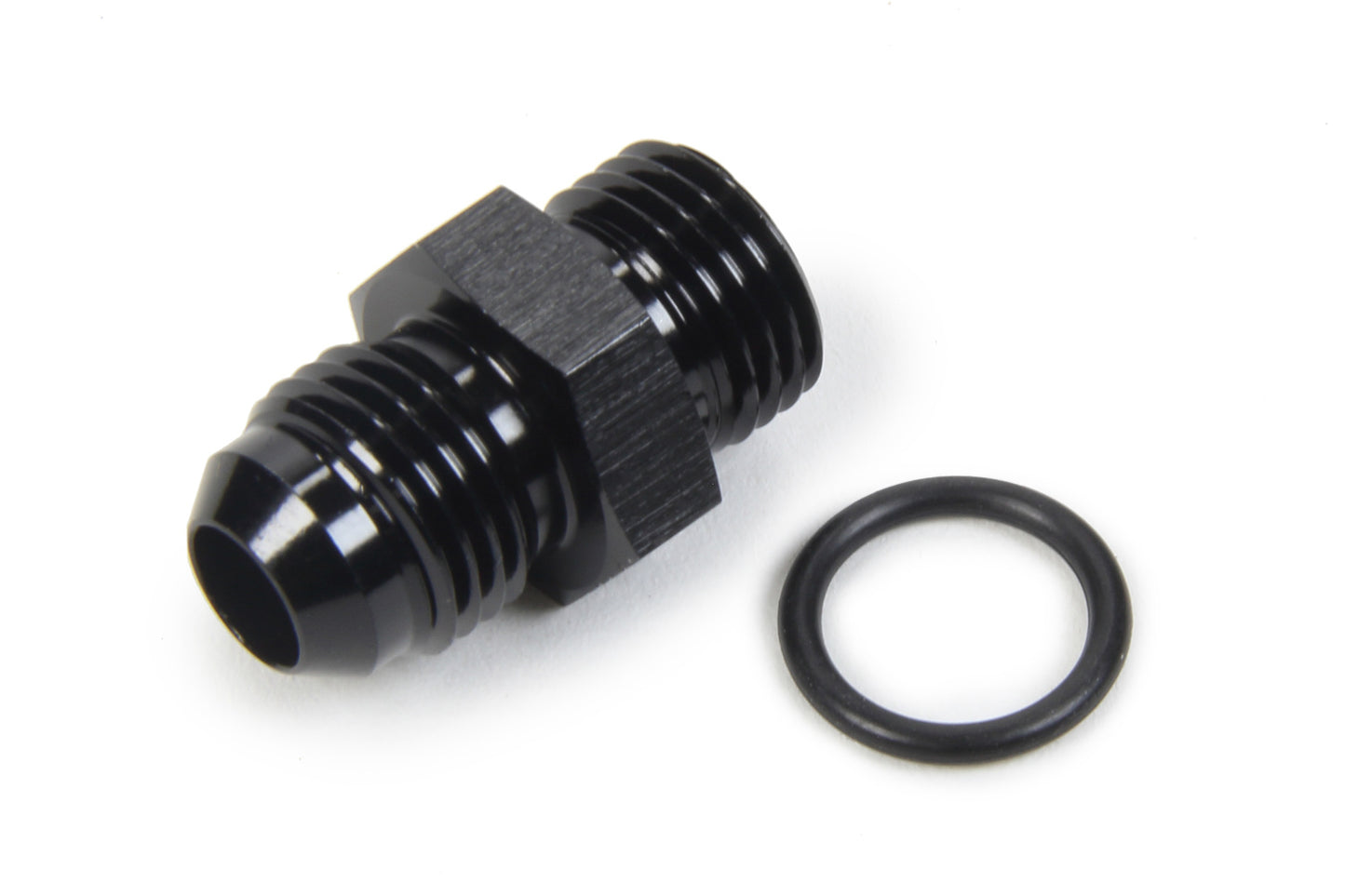TRIPLE X RACE COMPONENTS  AN to O-Ring -6 x 9/16-18 (-6)   TXRHF-80660-BLK