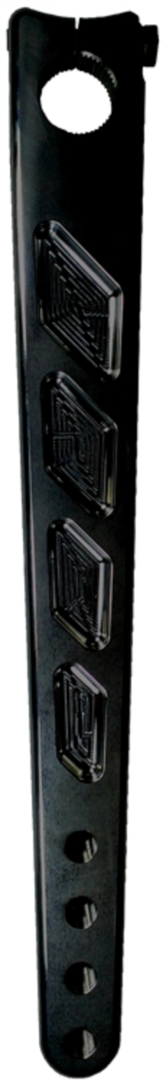 TRIPLE X RACE COMPONENTS  Pitman Arm Straight Broach Black  TXRSC-ST-0010BLK