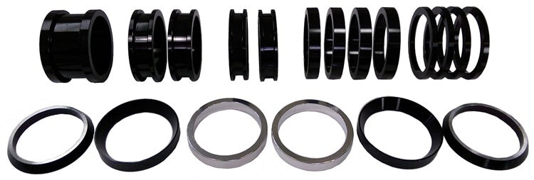TRIPLE X RACE COMPONENTS  Axle Spacer Kit 19pcs Black For Both Sides  TXRSC-SU-9947