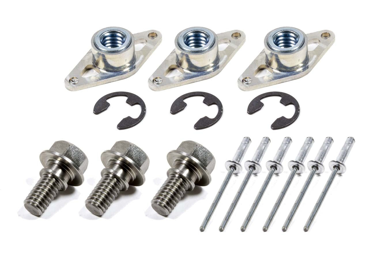 TRIPLE X RACE COMPONENTS  Wheel Cover Retainer Kit 1-3/8 SS Bolt 3-Pack   TXRSC-WH-7821