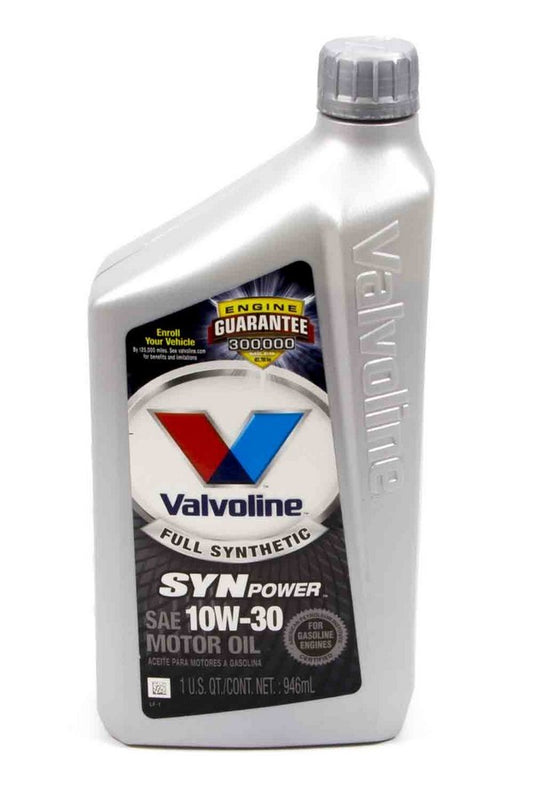 Valvoline  10w30 Synthetic Oil Qt. Valvoline   VAL935