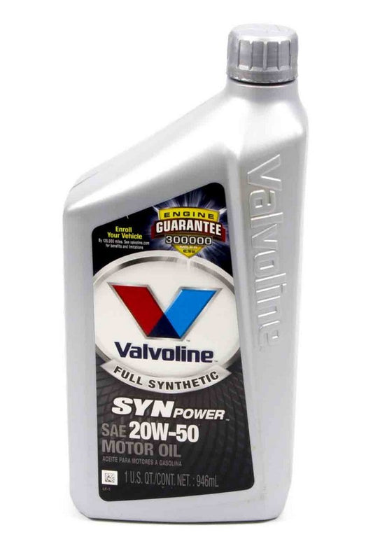 Valvoline  20w50 Synthetic Oil Qt. Valvoline   VAL945