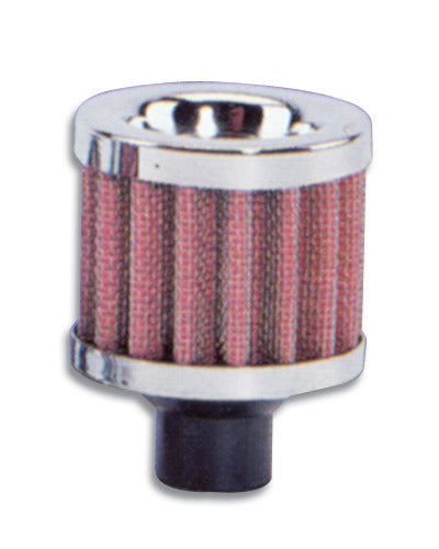 VIBRANT PERFORMANCE  Crankcase Breather Filte r W/ Chrome Cap - 1/2In  VIB2167