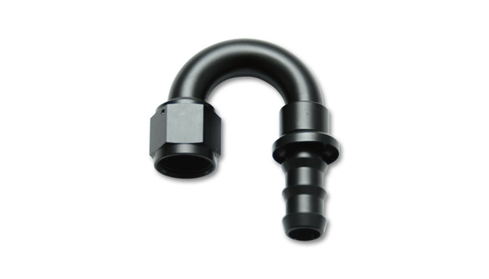VIBRANT PERFORMANCE  -6AN Push-On 180 Degree Hose End Fitting  VIB22806